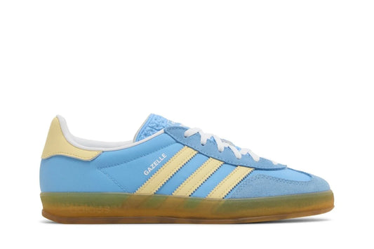 Tênis Adidas Gazelle Indoor Semi Blue Burst Almost Yellow