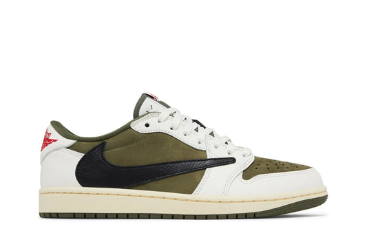 Tênis Air Jordan 1 Low Og Sp x Travis Scott Medium Olive