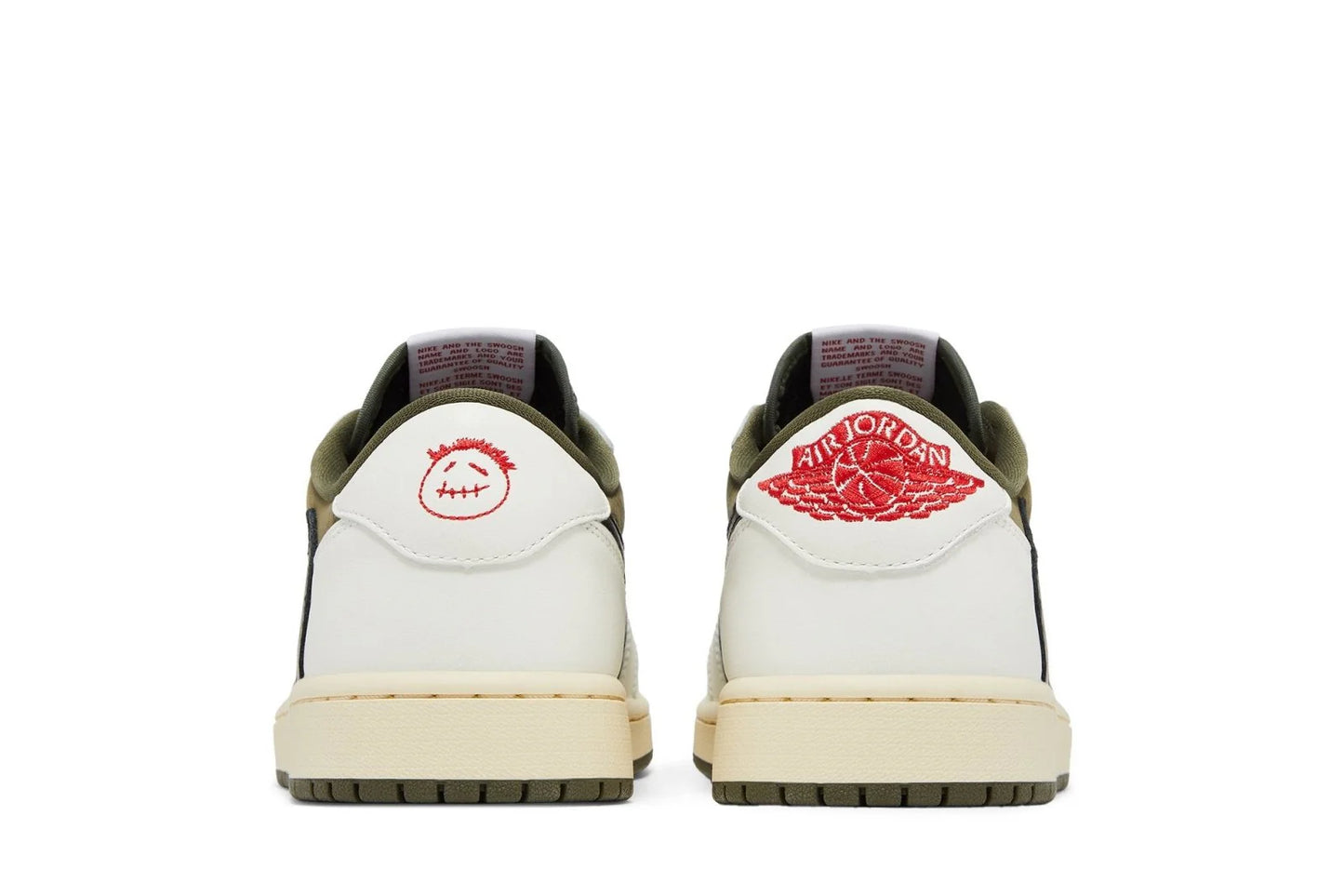 Tênis Air Jordan 1 Low Og Sp x Travis Scott Medium Olive
