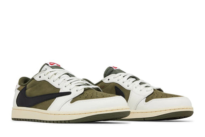 Tênis Air Jordan 1 Low Og Sp x Travis Scott Medium Olive