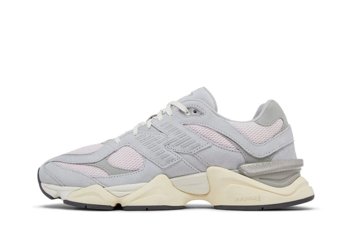 Tênis New Balance 9060 Pink Granite Silver Metallic Silver